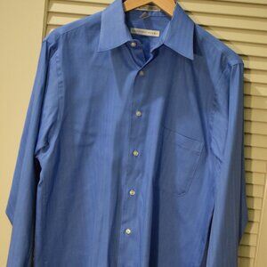 Geoffrey Beene Men’s Dress Shirt – Blue, 15½ 34/35 Medium